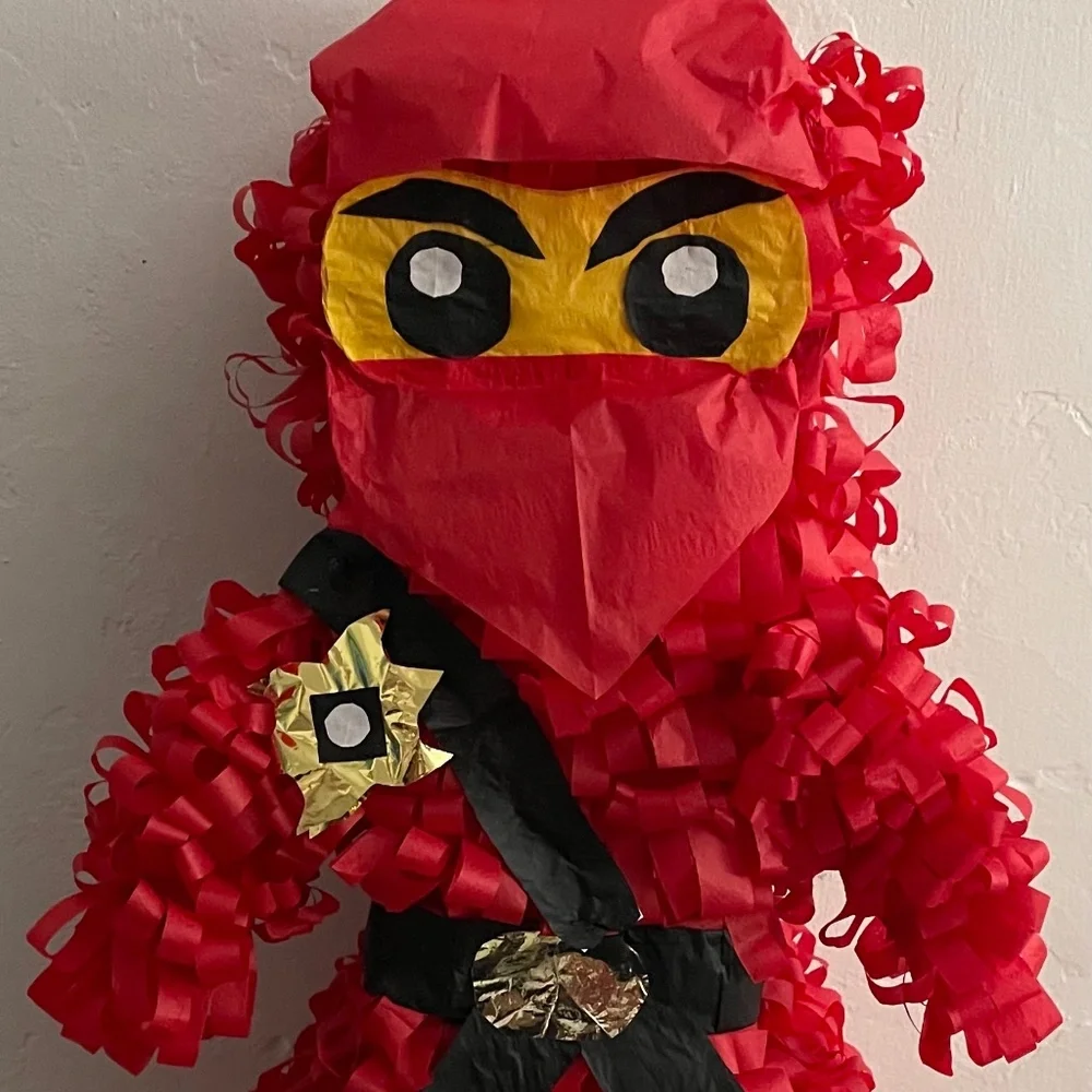 Red Ninja Pinata - Picture 1 of 3
